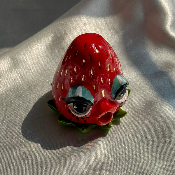 Strawberry Cone Incense Burner