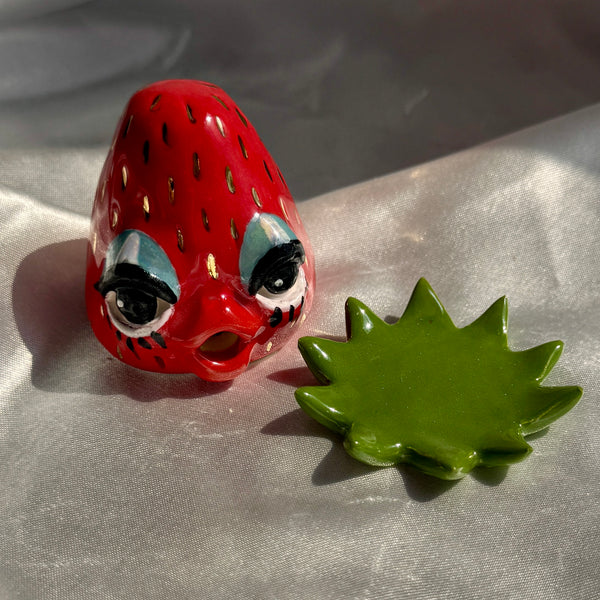 Strawberry Cone Incense Burner