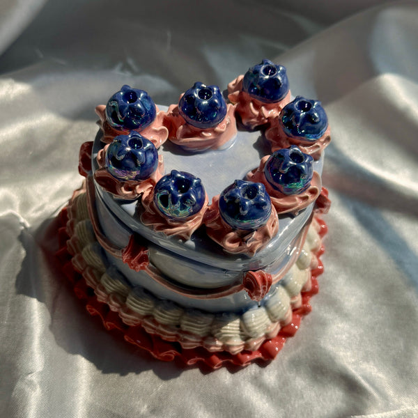 Mini Blueberry Cake Box