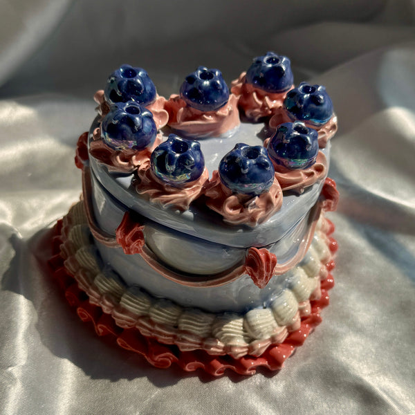 Mini Blueberry Cake Box