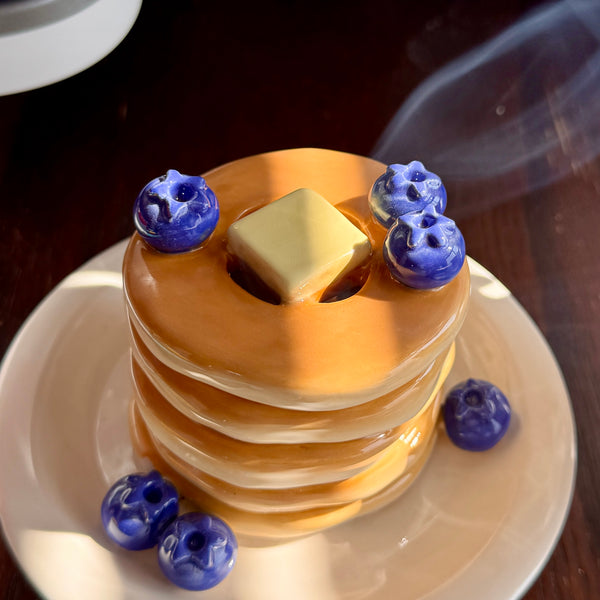 Pancake Stack Cone Incense Burner