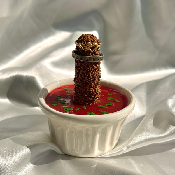 Mozzarella Stick Ring Holder/ Dish (Preorder)