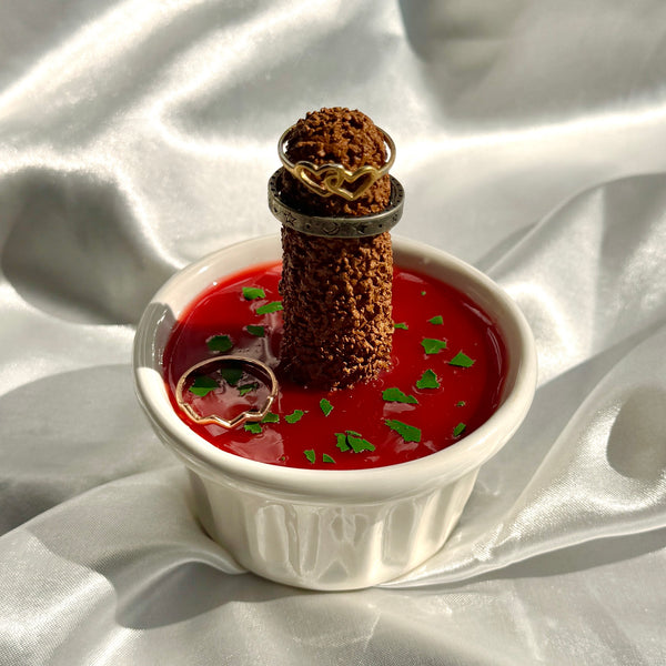 Mozzarella Stick Ring Holder/ Dish (Preorder)