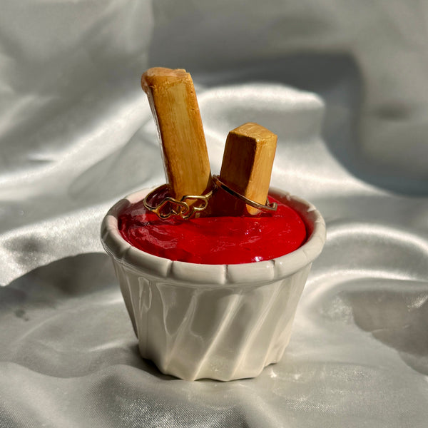 Fries n' Ketchup Ring Holder (Preorder)