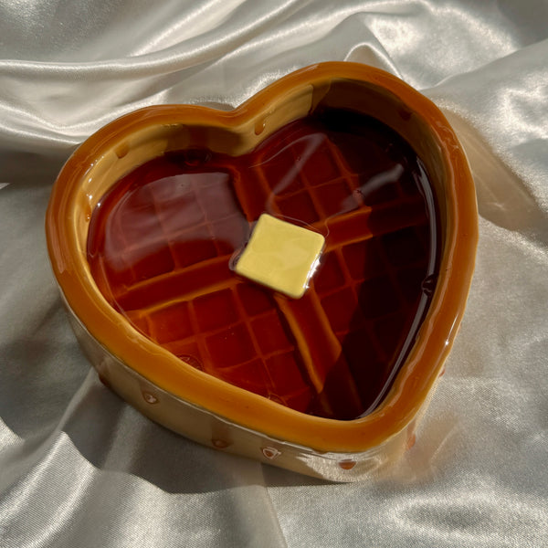 Heart Waffle Dish (Preorder)