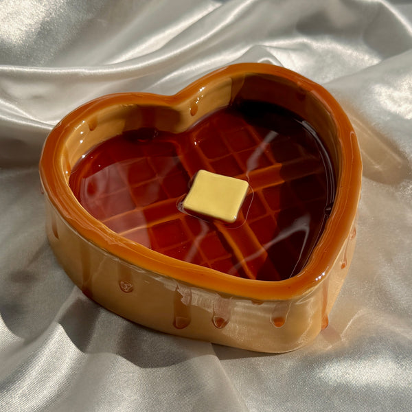 Heart Waffle Dish (Preorder)