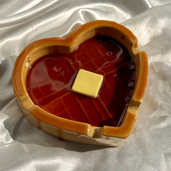 Heart Waffle Ashtray (Preorder)