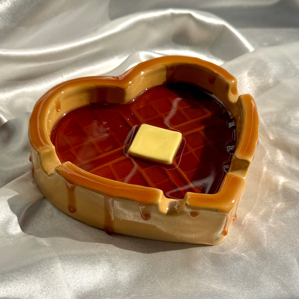 Heart Waffle Ashtray (Preorder)
