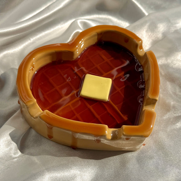 Heart Waffle Ashtray (Preorder)