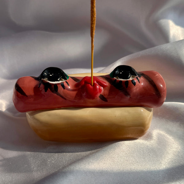 Hotdog Incense Burner