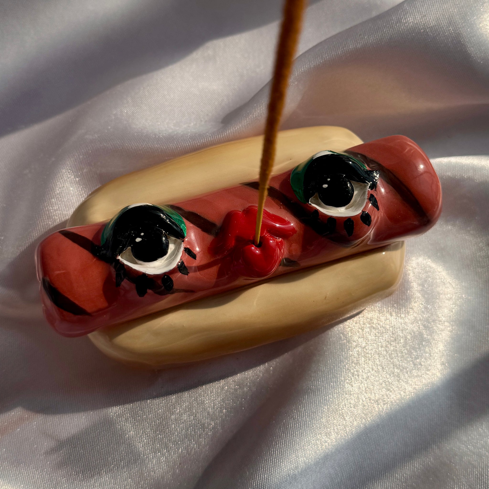 Hotdog Incense Burner