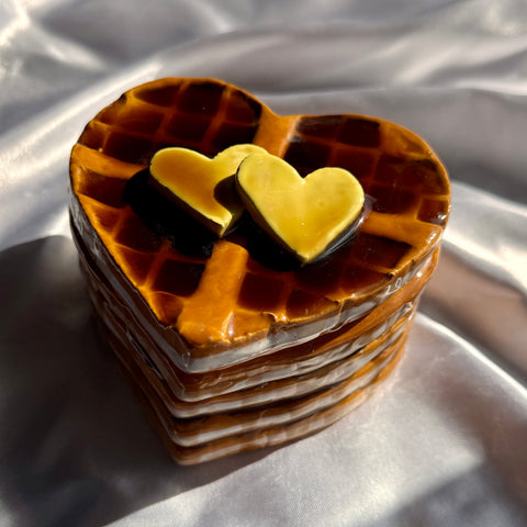 Heart Waffle Box FINAL SALE