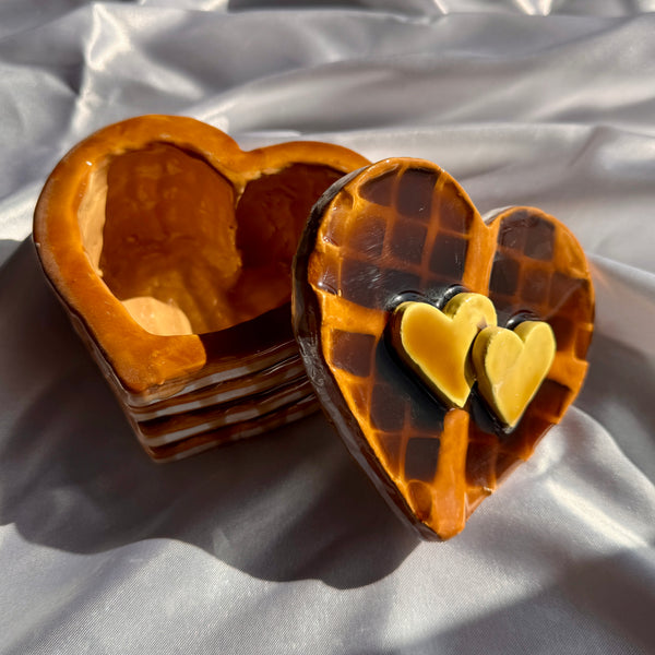 Heart Waffle Box FINAL SALE