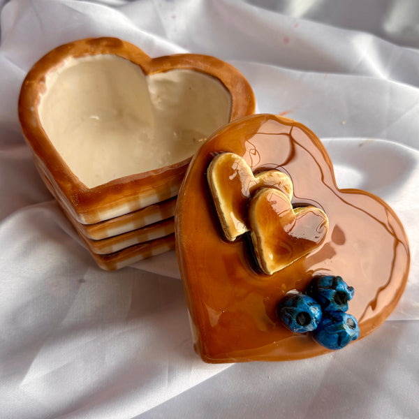 Heart Pancake Boxes