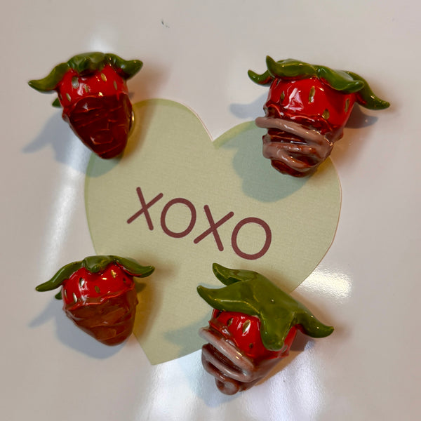 Chocolate Strawberry Magnets