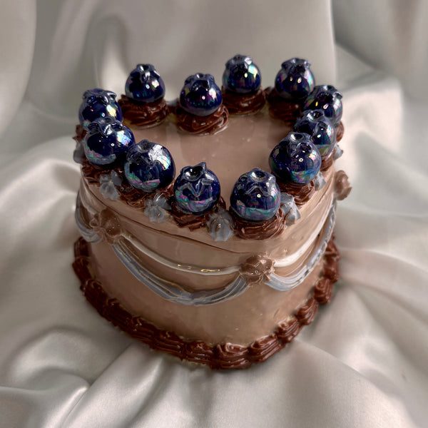 Full Chocolate n' Blueberries Cake Box