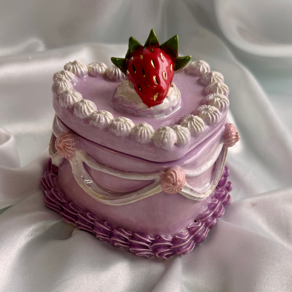 Mini Lavender Cake Box