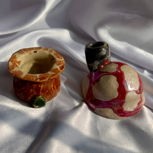 Mushroom House Cone Incense Burner FINAL SALE