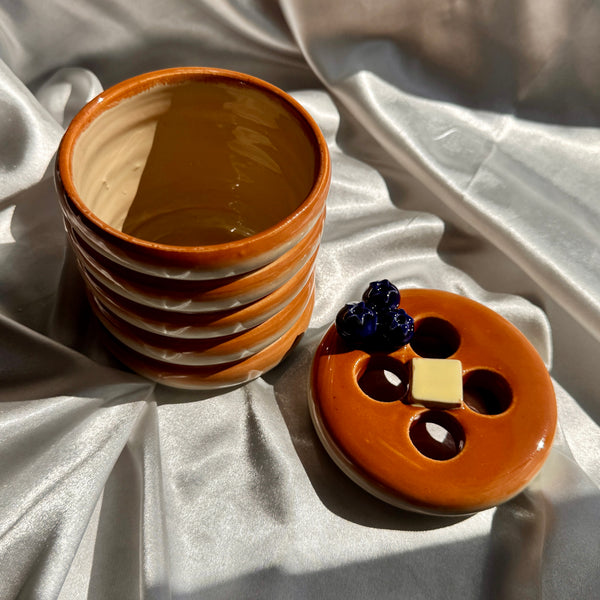 Pancake Toothbrush Holders