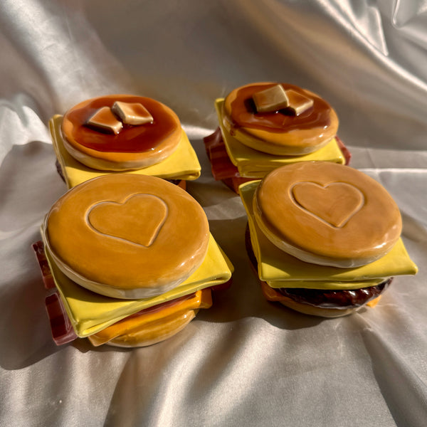 Pancake Sausage Sandwich