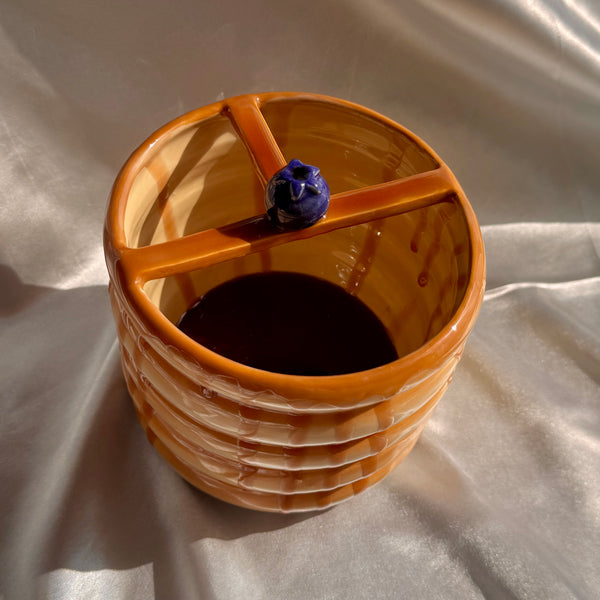 Pancake Pencil Cup