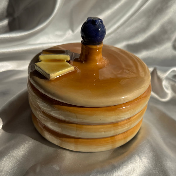 Pancake Lidded Dish FINAL SALE
